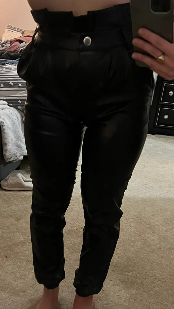 Leather Joggers - Image 2