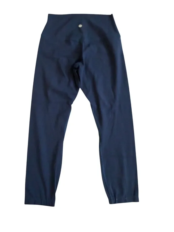 LULULEMON Navy Blue Cropped Leggings Size 8 - Image 4