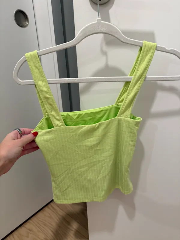 Lovers + Friends Lime Green Crop Top Size XS - Image 4