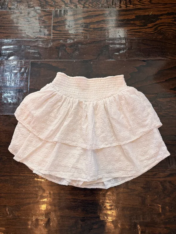 Hollister Eyelet White Mini Skort - Image 2