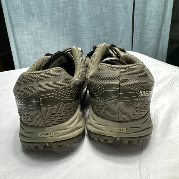 Womens Merrell J41286 Siren Hex Q2 E-Mesh Olive Hiking Shoe - Size 10 Euc41 - Image 3