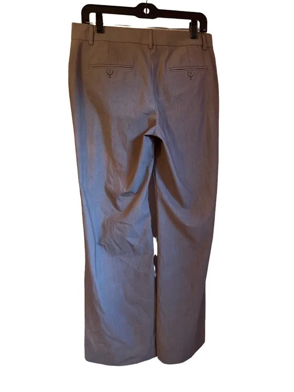 Express Design Studio Editor Womens Dress Pants Size 8 Gray Flat Front Office We - Image 2