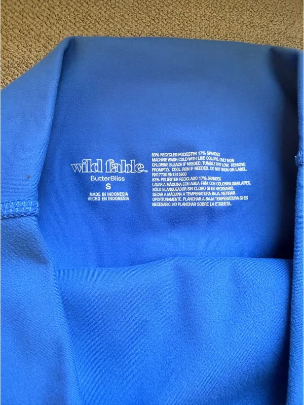 Wild Fable Royal Blue Biker Shorts - Image 2