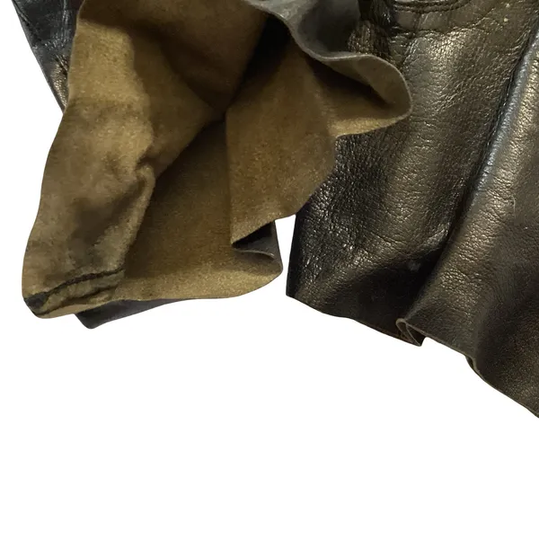 Vintage Leather Gloves Black - Image 3