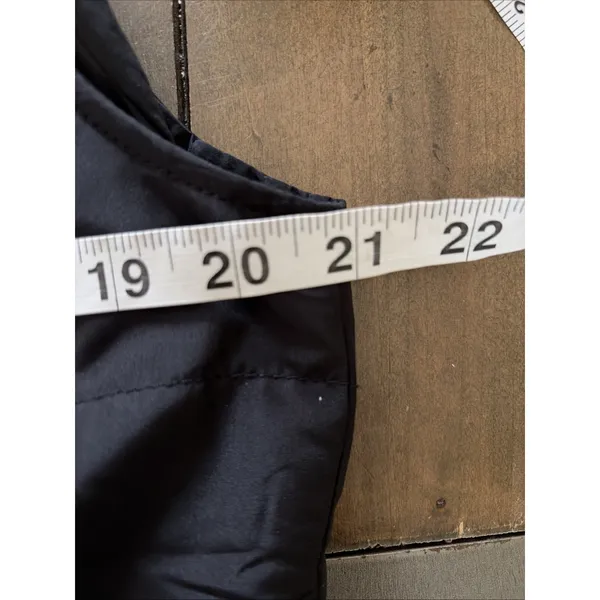 Erfo Quilted Vest Womens Size 12 Black Gorpcore Outdoor Quiet Luxury Travel EU42 - Image 7