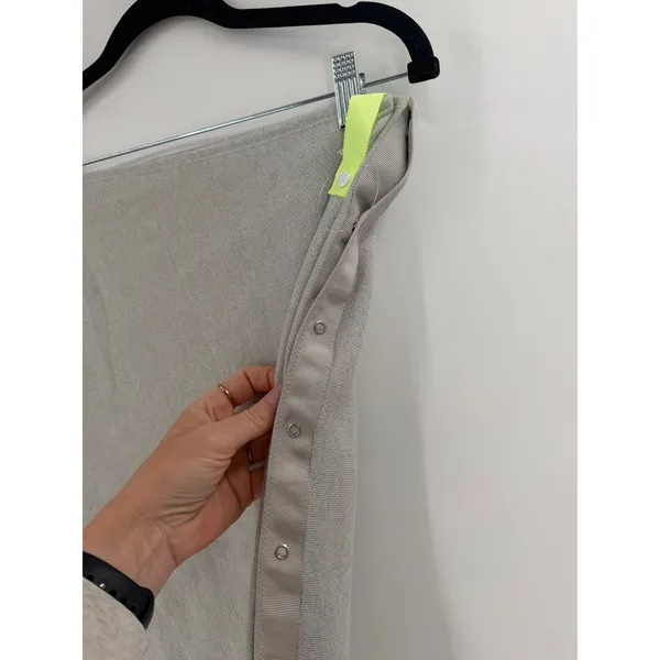 Lululemon Vinyasa Scarf Women OS Grey Snap Button Multi Wear Wrap Athleisure - Image 2