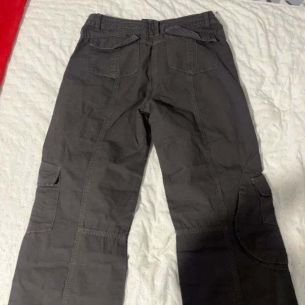 Brandy Melville Grey Cargo Pants - Image 3