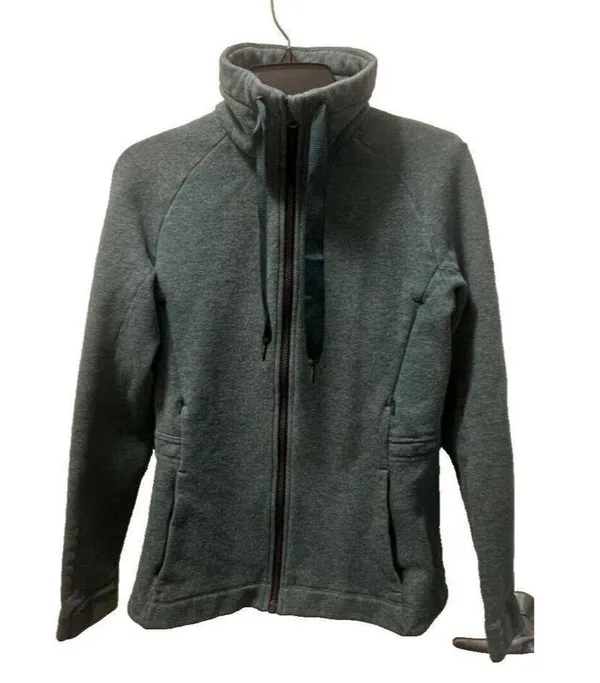 Lululemon &go Take-Off Fleece Heathered Deep Green Size 4 - Image 6