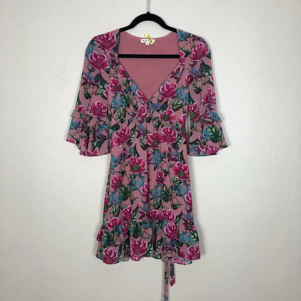 For Love and Lemons churro dress pink flamenco - Image 3
