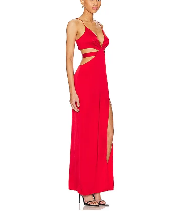 superdown red maxi dress - Image 2
