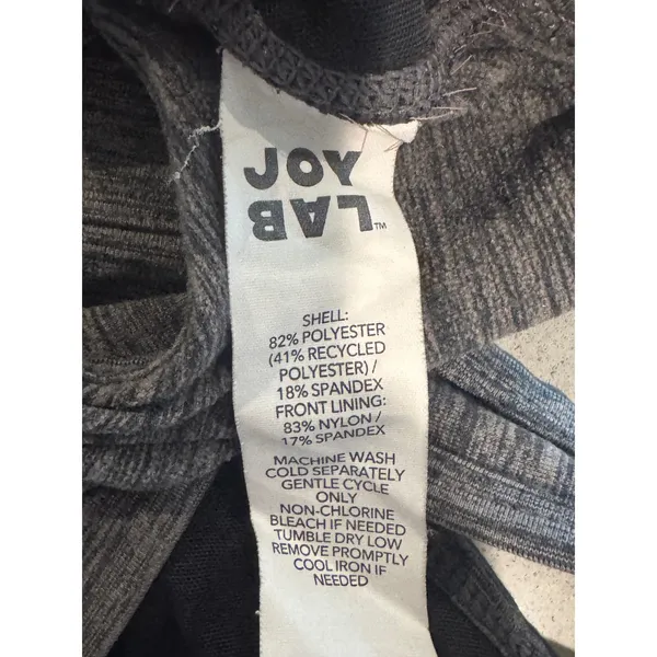 Joy Lab Women's Heather Gray Racerback Sports Bra‎ Athletic Workout Size Small - Image 5