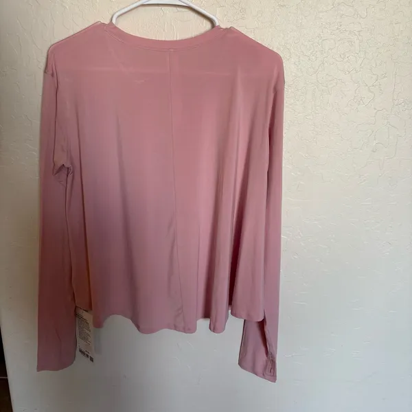 Lululemon Modal Relaxed Fit Lounge Long Sleeve NWT SZ 6 Pink Haze - Image 2
