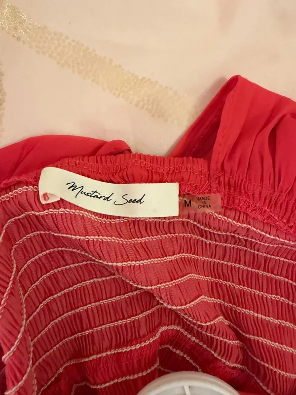Mustard Seed Pink Romper - Image 3