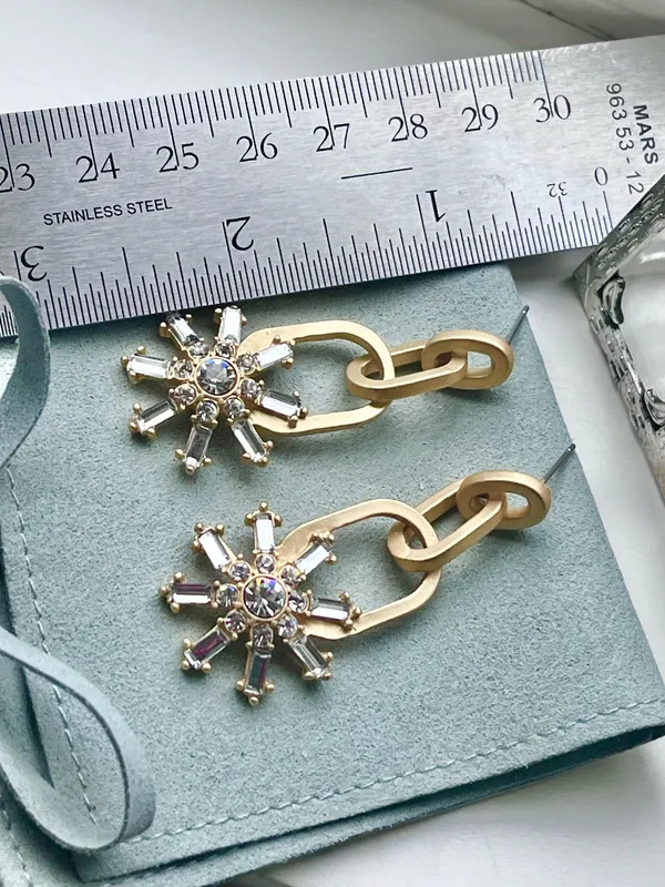 Anthropologie starburst earrings  - Image 5