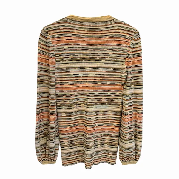 Missoni Womens Wool Striped Pullover Sweater Size S Italian Luxury Designer - Image 3