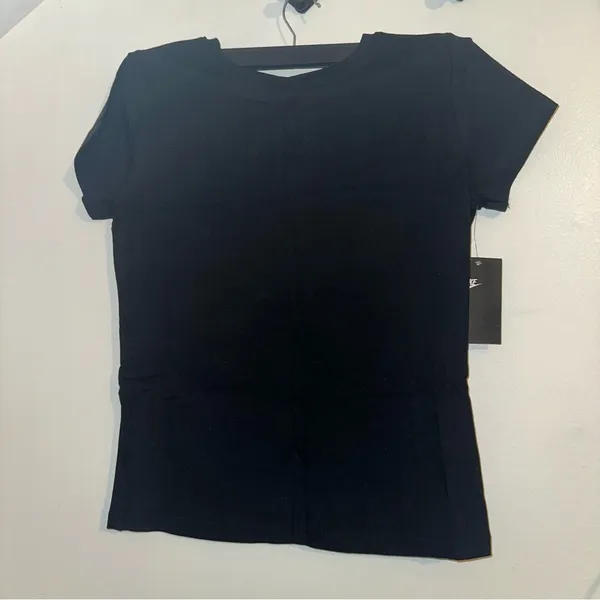 WOMENS NIKE NSW AIRXOTIC BOXY TEE multi color animal print logo size medium NEW - Image 7