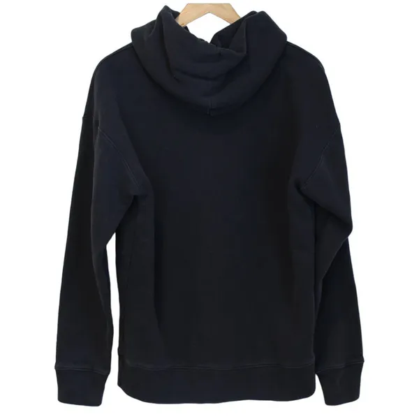 Abercrombie & Fitch Soft A&F Fleece Black Long Sleeve Hoodie Sweatshirt Size M - Image 2