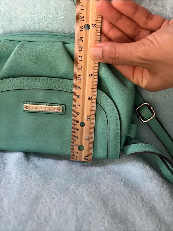 Rosetti Mint Green Crossbody with Branded Plaque - Image 4