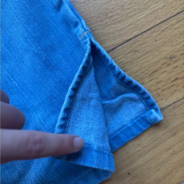 Vintage Y2K Super Low Rise Flare Tommy Hilfiger Jeans with slit - Image 7
