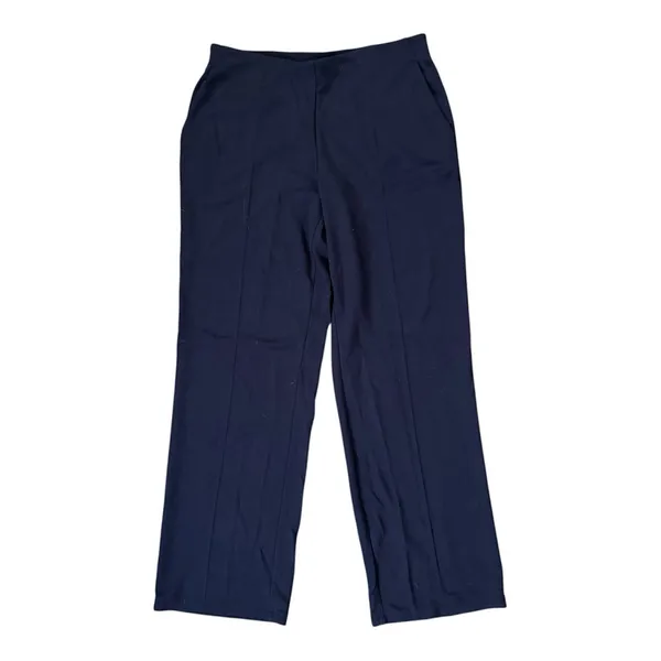 UNIQLO navy elastic waist ponte pants, size M - Image 3