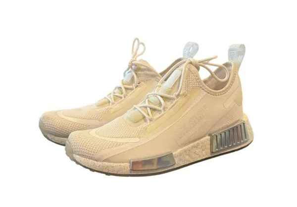 Adidas NMD_R1 Spectoo White Silver Shoes 7.5 - Image 5