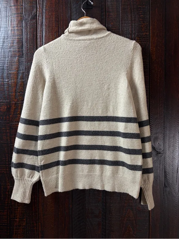 Michael Kors Turtleneck Wool Sweater Black - Image 6