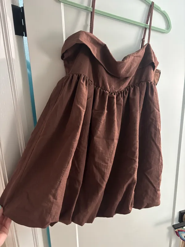 Princess Polly Dress Mini Brown - Image 2