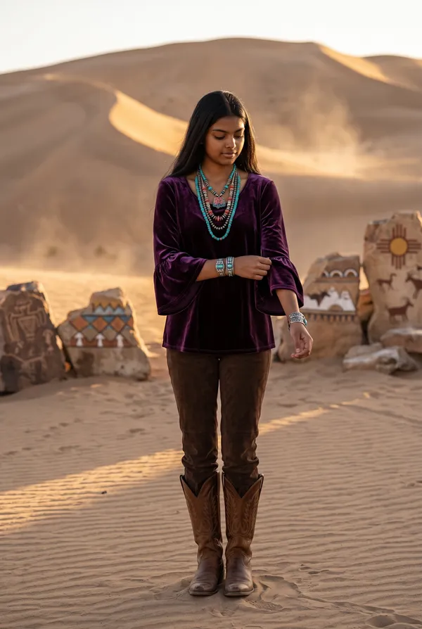 Lysse velvet deep plum top - Image 2