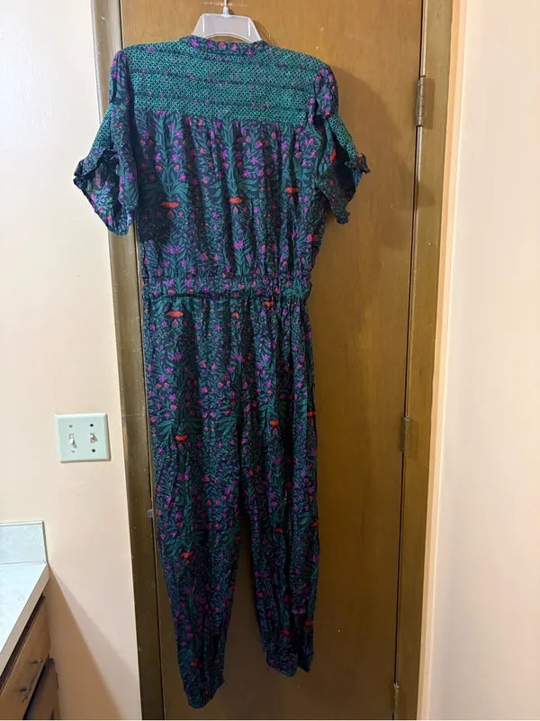Roller Rabbit Rhone Niana Jumpsuit in Black Floral - Image 5
