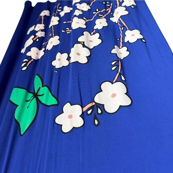 Floral Blue Maxi Dress Size 2X - Image 5