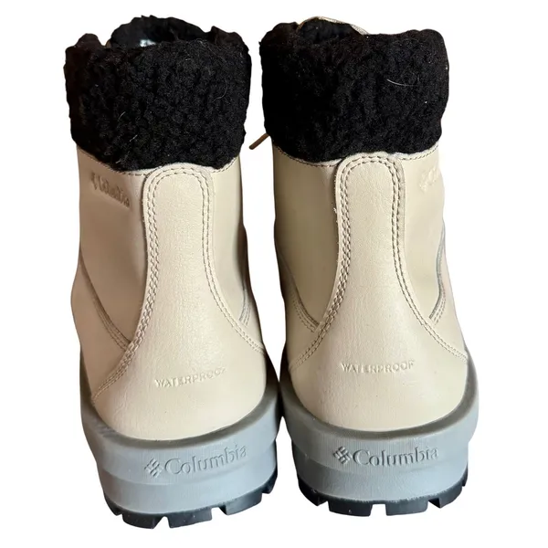 Columbia‎ Women's Moritza Winter Boots 7 Light Clay Morning Mist NEW - Image 5
