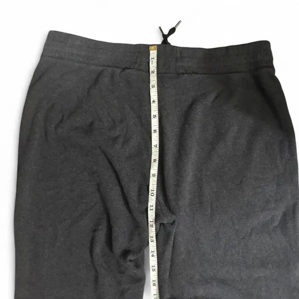 Nike Vintage Low to Mid rise 2000s Style Charcoal Wide Leg Sweatpants - Image 5