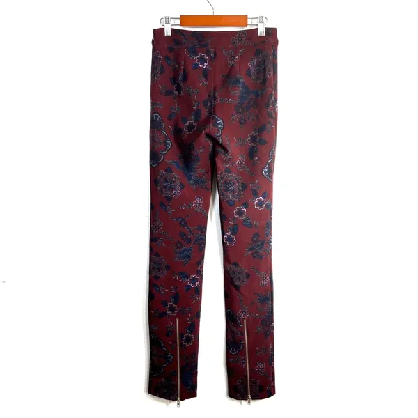 Urban Outfitters Womens XS UO‎ Nyx Ankle Back Zip Hem Pant Floral Print Skinny - Image 2