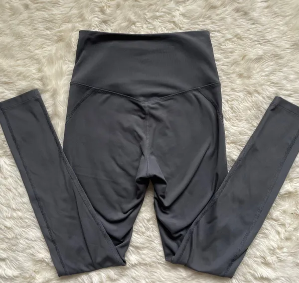 Girlfriend Collective Leggings High-Rise Compressive Gray XS - Image 4