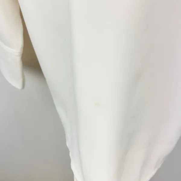 Madewell Contrast Stitch Popover Shirt Blouse Winter White Long Sleeve M NWT - Image 14