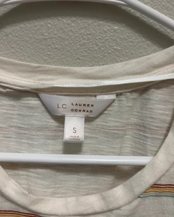 LC Lauren Conrad Striped Tshirt Dress - Image 2