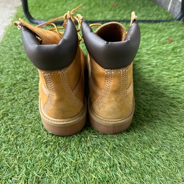 Timberland 6 Inch Premium Waterproof Boot 'Wheat' Nubuck Size 4.5 Women’s Size 6 - Image 5