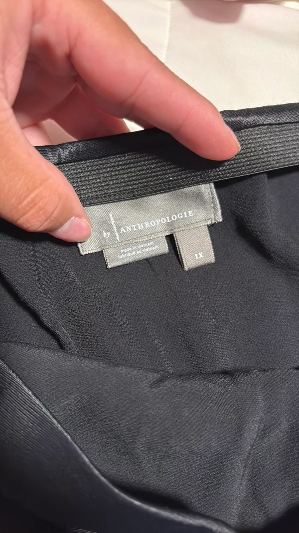 Black Anthropologie Skirt Midi/long - Image 3