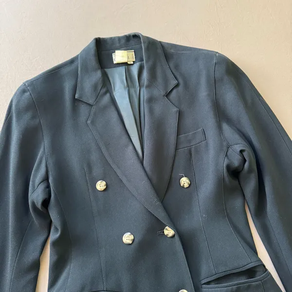 Vintage Double Breasted Blazer - Image 4
