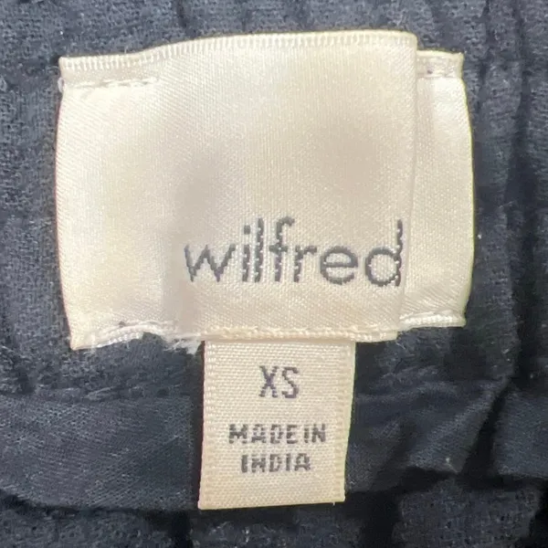 Aritzia Wilfred Bertaud Black Gauze Elastic Drawstring Lounge Sweat Shorts XS - Image 3