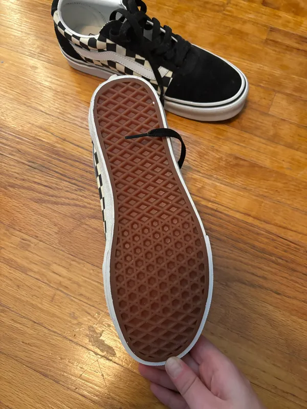 black and white vans sneakers - Image 2