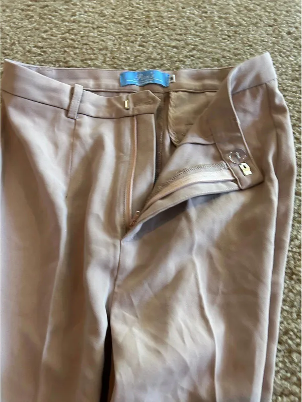 bc01 Woman pants Size Medium Junior Work Office Purple - Image 2
