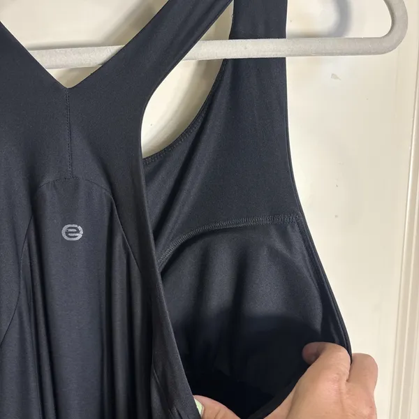 Etonic Active Flounce Hem Dress Women Large Black Golf Tennis Active W/‎ Bra - Image 6