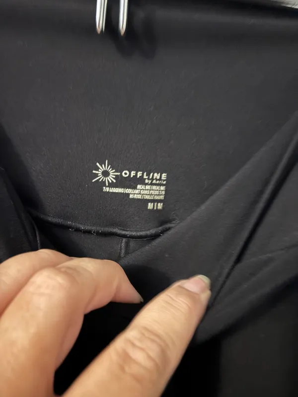 Offline by Aerie Black Offline Leggings, Sz M - Image 3