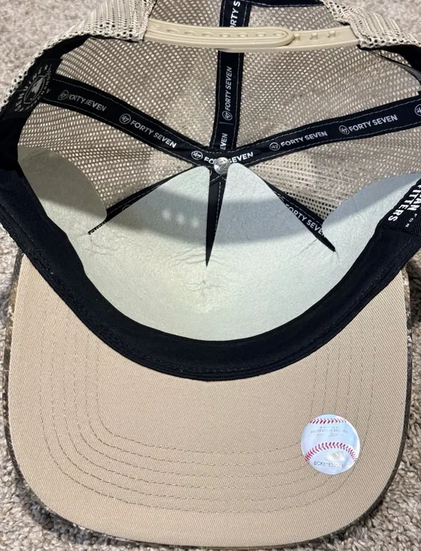 ’47 Brand MLB New York Yankees Real Tree Camo Hitch Trucker Hat - Image 3