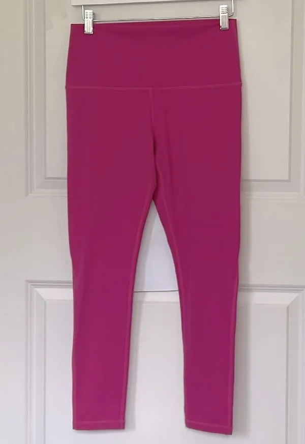 ZYIA Active Brilliant High-Rise 7/8 Legging Compression Fuchsia 12 - Image 2