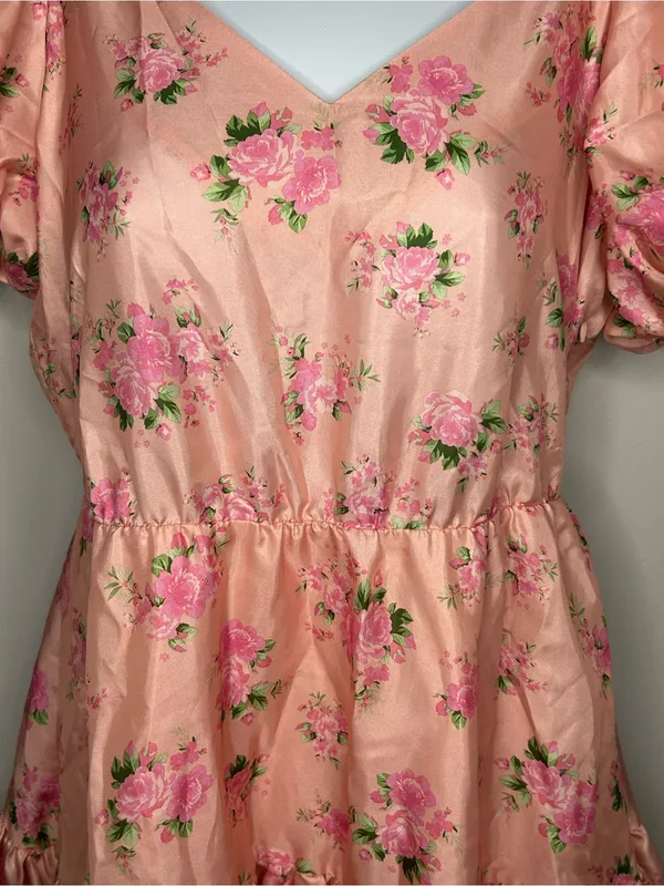 LoveShackFancy x Target Floral Mini Dress Size 6 - Image 5