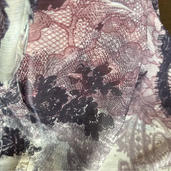 FANG Women's Floral Paisley Tank Top - Purple and White - Image 6