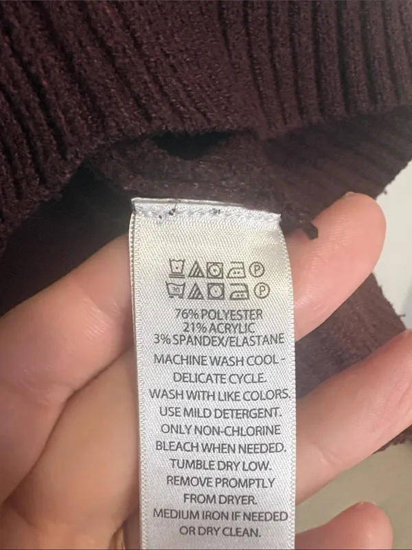 Sincerely Jules Everyday Crewneck Sweater in Dark purple Large - Image 3
