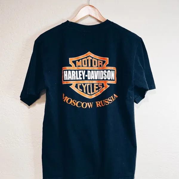 Harley Davidson Black Tee - Size XXL - Image 4